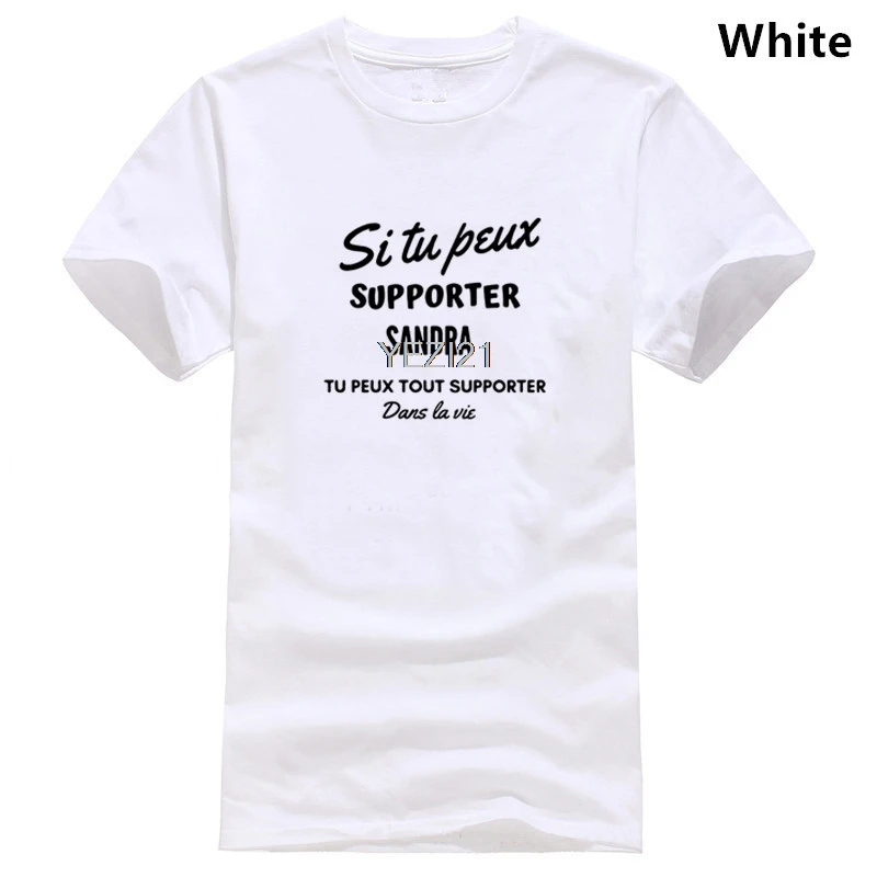 Si tu peux supporter Sandra tout Dans la vie рубашка |