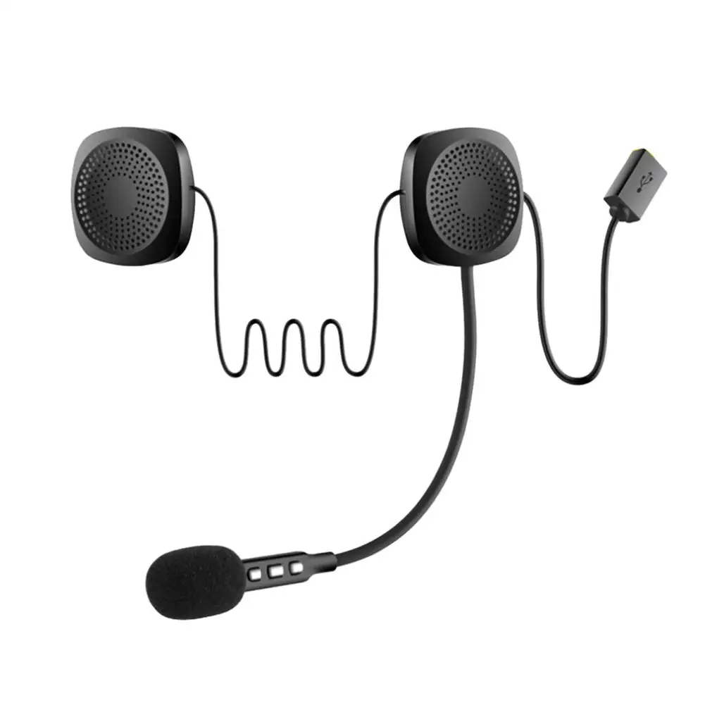 Беспроводная Bluetooth-гарнитура для мотоциклетного шлема гарнитура громкой связи