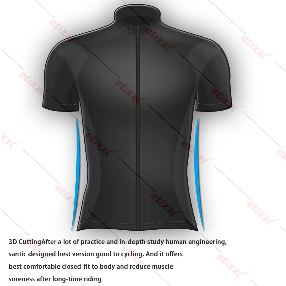 etixxl Cycling team Clothing Bike jersey Quick Dry Mens Bicycle shirts short sleeves pro Cycling Jerseys bike Maillot