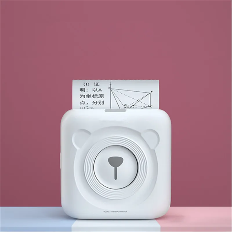 

Mobile phone photo label students copy wrong questions artifact love remote hand account portable mini Bluetooth thermal printer