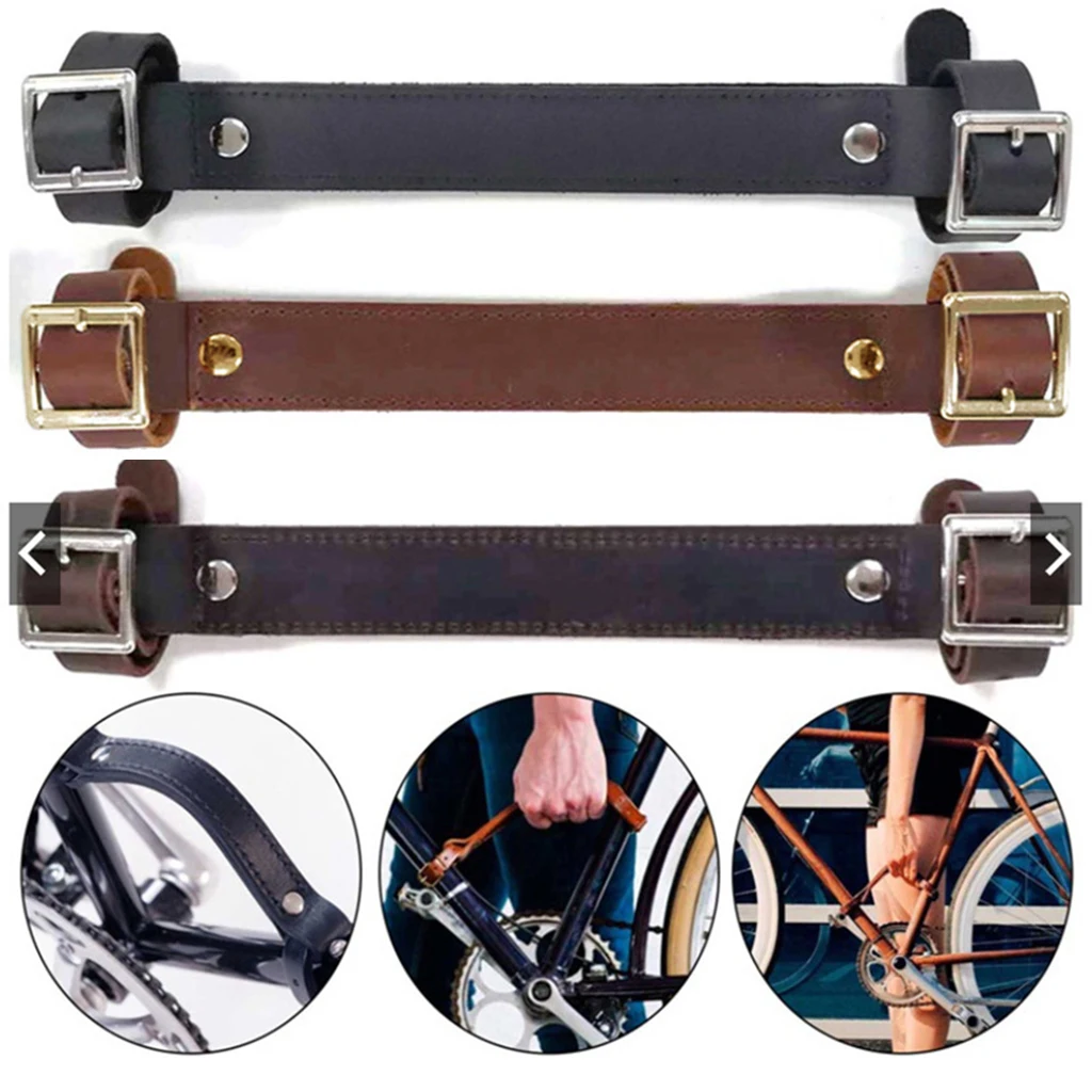 Переносной из искусственной кожи под велосипедный руль ремень для велосипедной