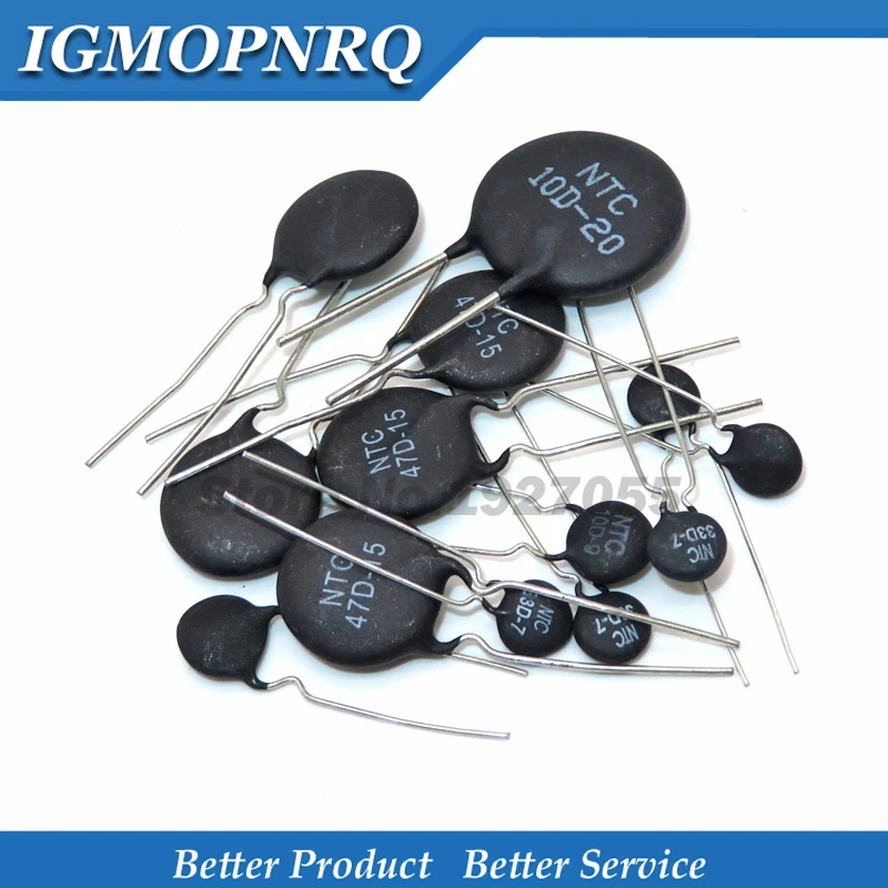 

10pcs Thermal Resistor NTC 5D-9 5D-11 5D-15 10D-9 10D-11 10D-20 10D-13 8D-11 10D-15 10D-7 MF11-103 33D-7 8D-20 20D-20 47D-15