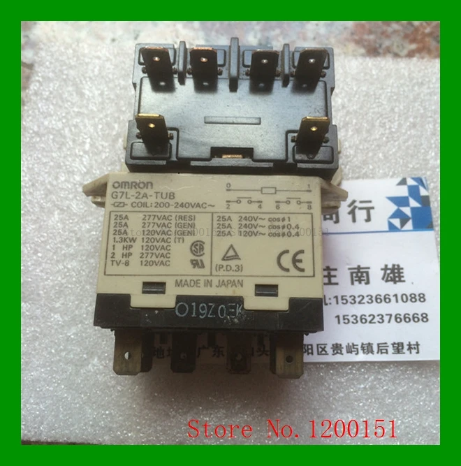 

G7L-2A-TUB 200-240VAC
