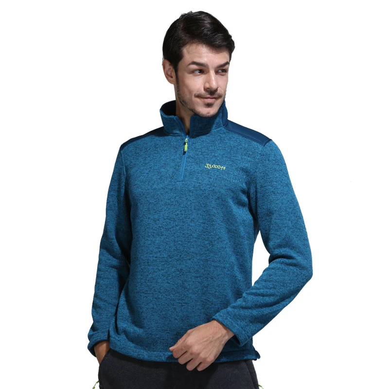 Мужская куртка из флиса для пеших прогулок спортивная теплая флисовая на весну и