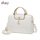 Новинка 2022, модная женская кожаная сумка HISUELY, вместительные сумки на плечо, повседневная сумка-тоут, простая ручная сумка с верхней ручкой, женская сумка