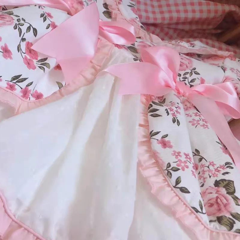3 шт. детское платье с коротким рукавом и бантом цветами | Детская одежда обувь