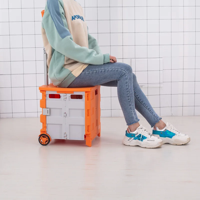 Foldable Rolling Travel Suitcase On Wheel High Quality Waterproof Foldable Luggage Lightweight High Capacity  Trolley Case