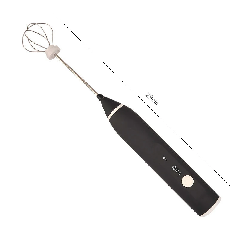 

Rechargeable Mini Whisk Electric Household Third Gear Milk Foamer Drink Whisk Cooking Coffee Mixer Kitchen Dessert Making Tool