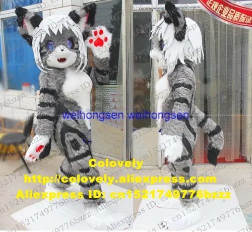 Civet кошки цветок груша орка имитация меха талисман костюм Взрослый мультяшный