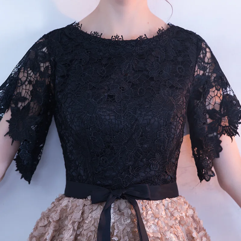 Robe De Soiree Новые двухцветные сексуальные коктейльные платья свадебное платье с аппликациями и открытой спиной Вечерние GownsRobe Vestidos De Coctel