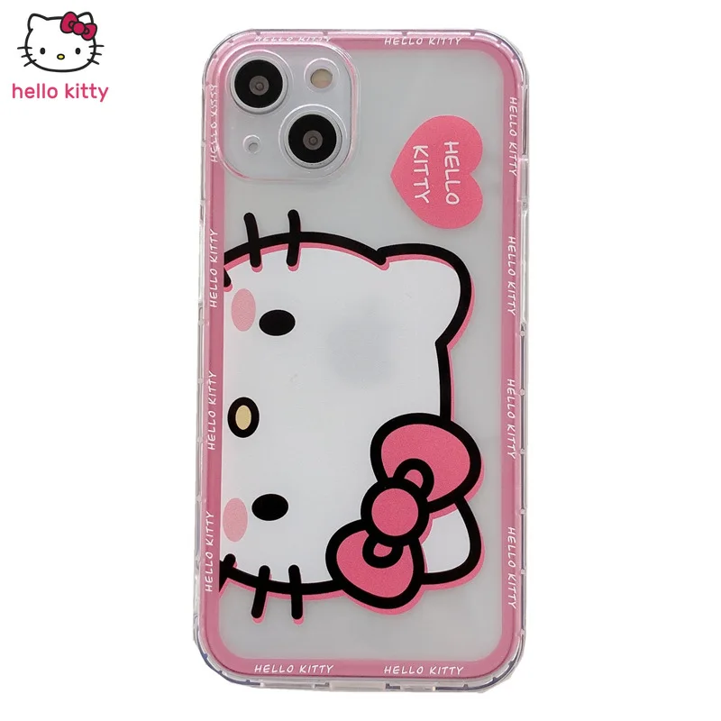

Прозрачный силиконовый чехол Hello Kitty для IPhone 7/8/x/xr/11/12/13