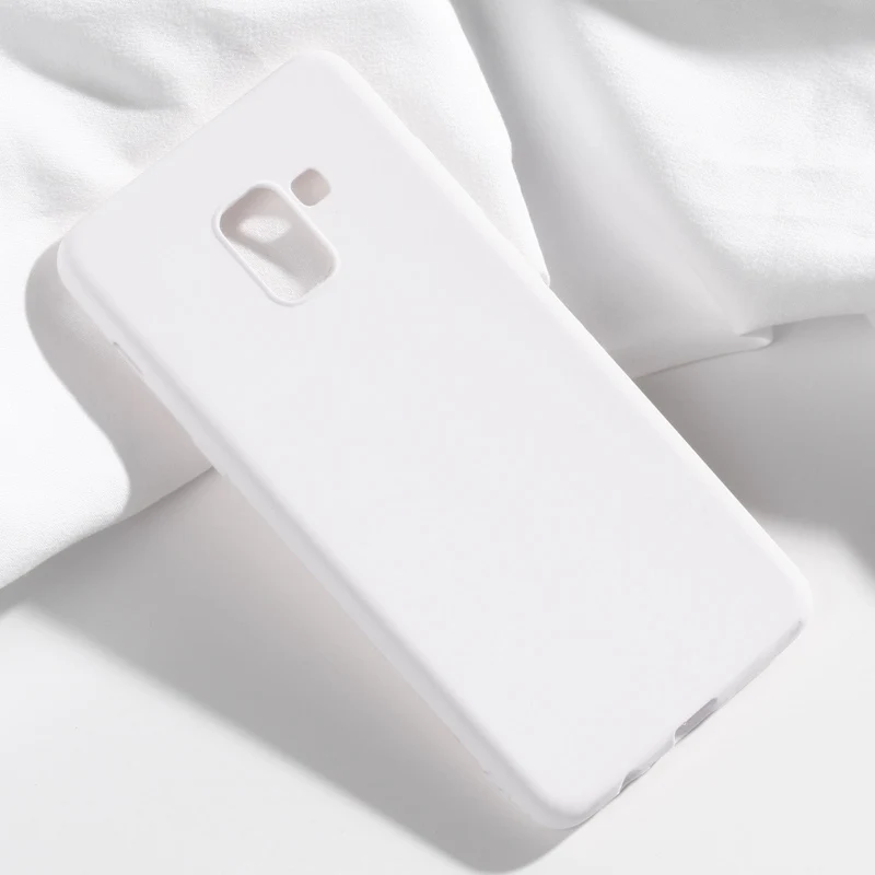 Fashion Phone Case For Samsung Galaxy A8 Plus 2018 Cover Soft Silicone Candy TPU Cases A730 Back Coque |