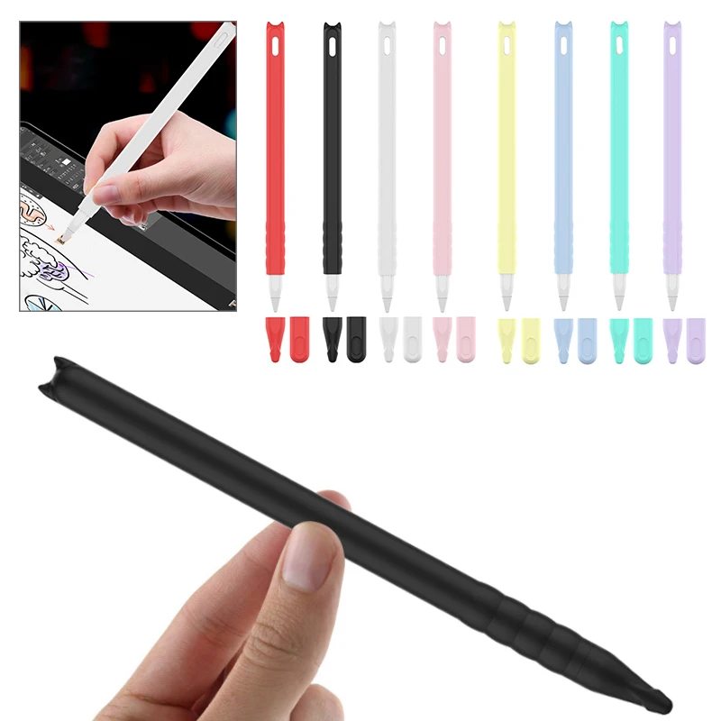 Защитный чехол 3 в 1 для Apple Pencil 2 силиконовый совместимый планшета iPad сенсорного