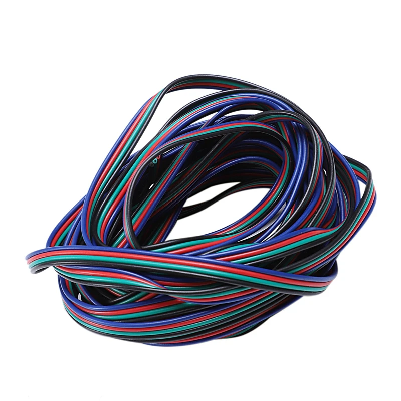 5 метровый 4 контактный удлинитель RGB со светодиодной подсветкой шнур для ленты 3528