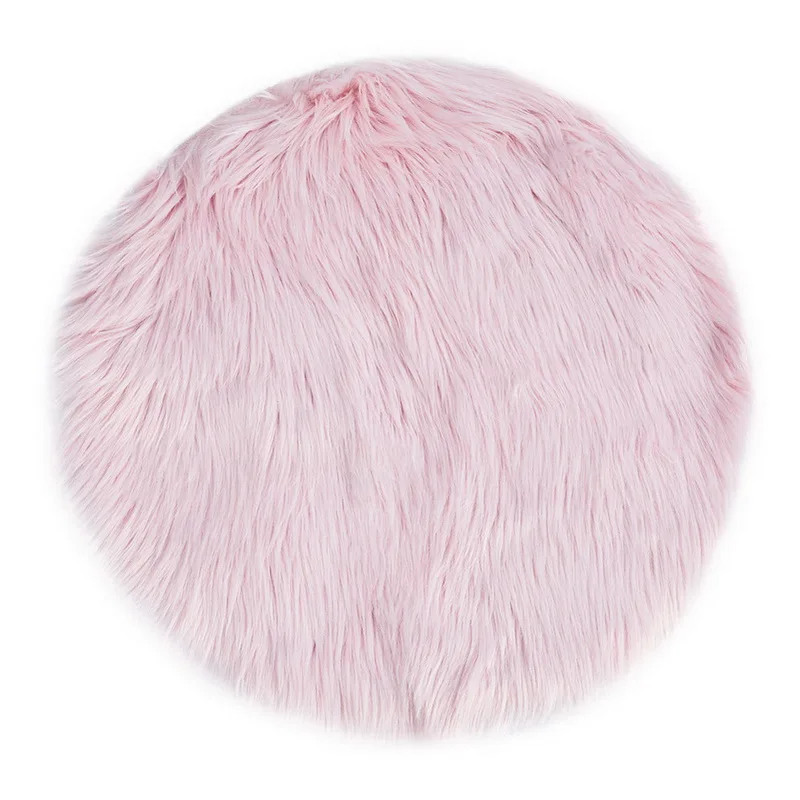 B3 60cm Fur Artificial Washable Bedroom Faux Mat Sheepskin Plain Fluffy Rugs Hairy Carpet Living Room Bedroom Rugs - Цвет: B3 60cm