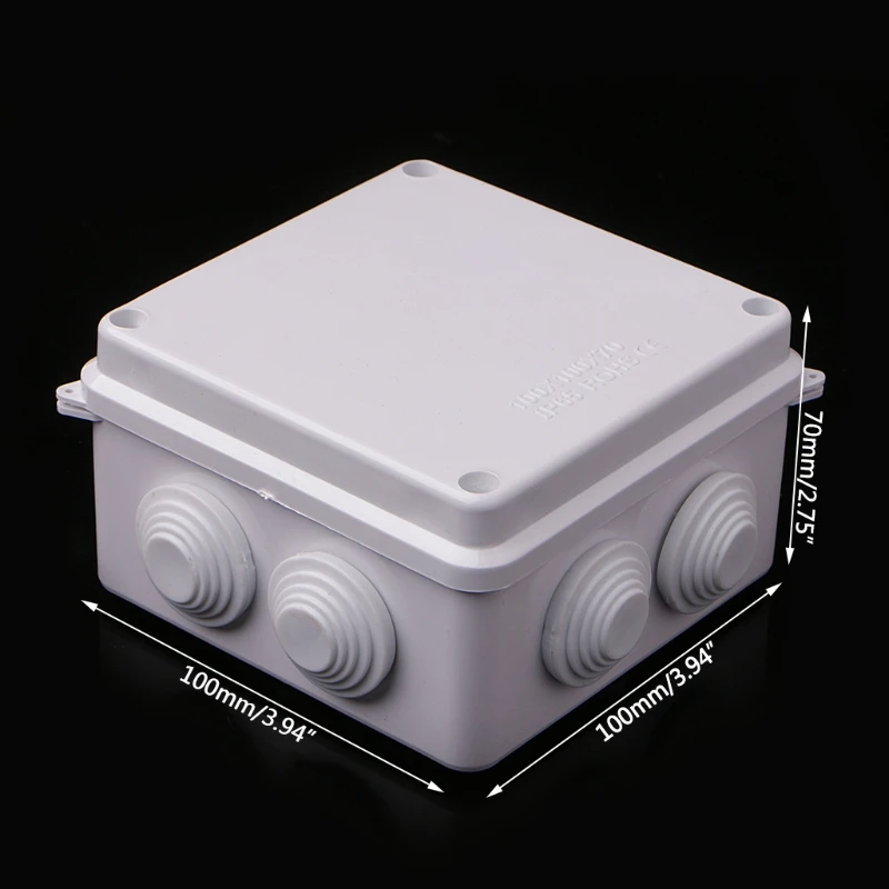 Waterproof Plastic Enclosure Case Power Junction Box IP65 100mm x 70mm | Обустройство дома