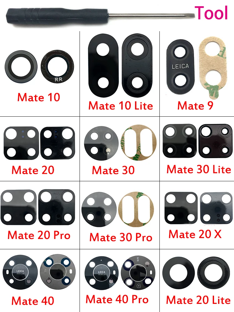 Оригинальный Новый объектив задней камеры Задняя Основная камера стеклянная