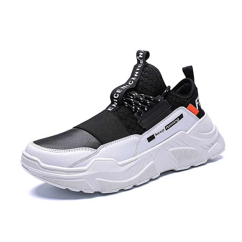 

2019 Male Lace-up Men Sneakers High Quality Man Non Slip Comfortable Casual Shoes Mesh Sneakers Breathable Outdoor Walking Shoes