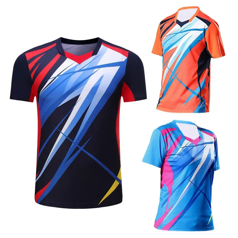 

Tennis T-Shirt For Women , Men Tennis Tee Shirts Sportwear , Girls Badminton Shirt Short , Children Ping Pong Training Jerseys