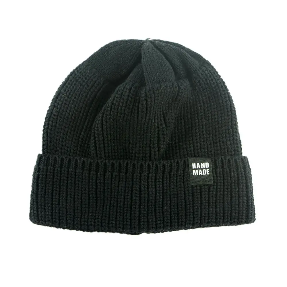 Слоновая кость Beanies/Новинка года; однотонные вязаные теплые мягкие модные шапки в Корейском стиле; детские шерстяные Повседневные шапки; элегантная шапочка - Цвет: Слоновая кость