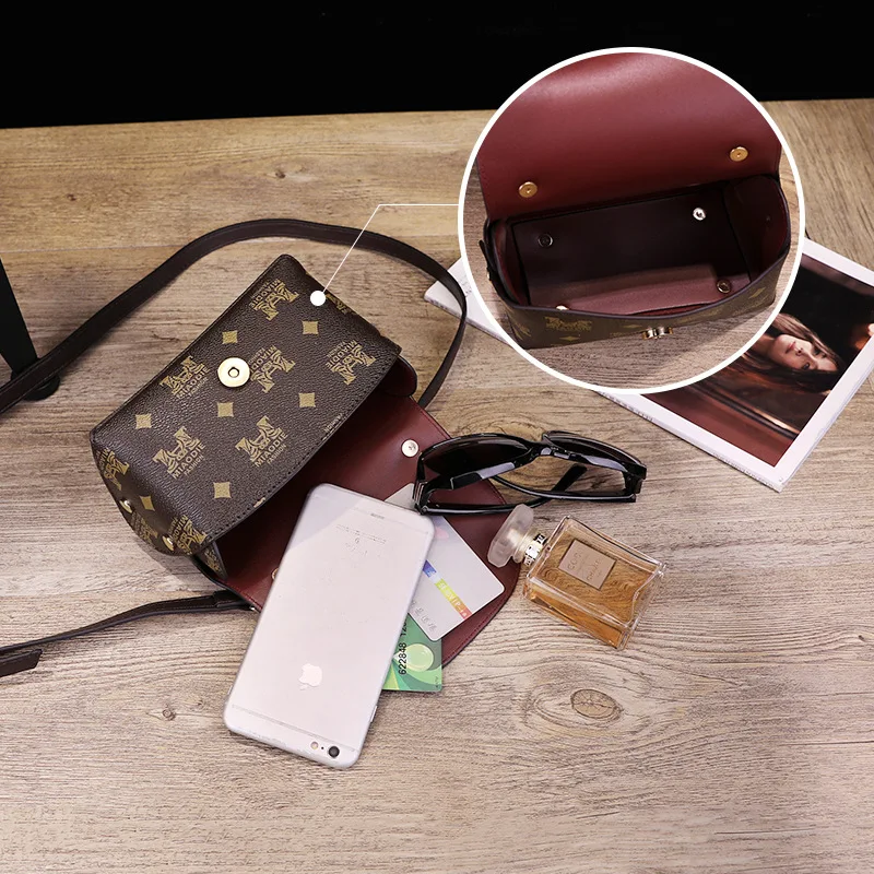 Роскошные новые сумки через плечо для женщин 2019 на женские кожаные с клапаном