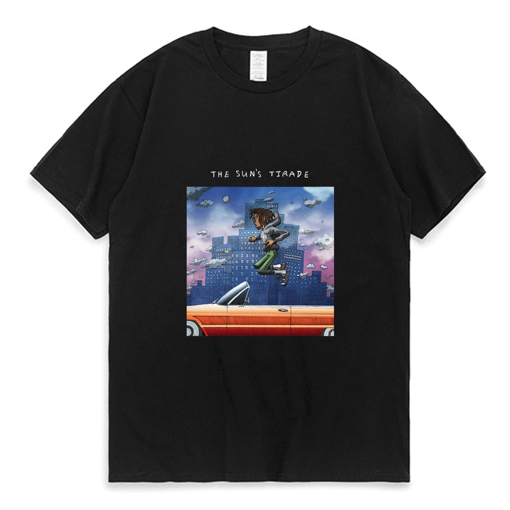 

The Sun's Tirade-lsaiah Rashad Print T Shirt Men Summer Cotton Round Neck Short Sleeves Street Hip Hop Harajuku T-shirt Unisex