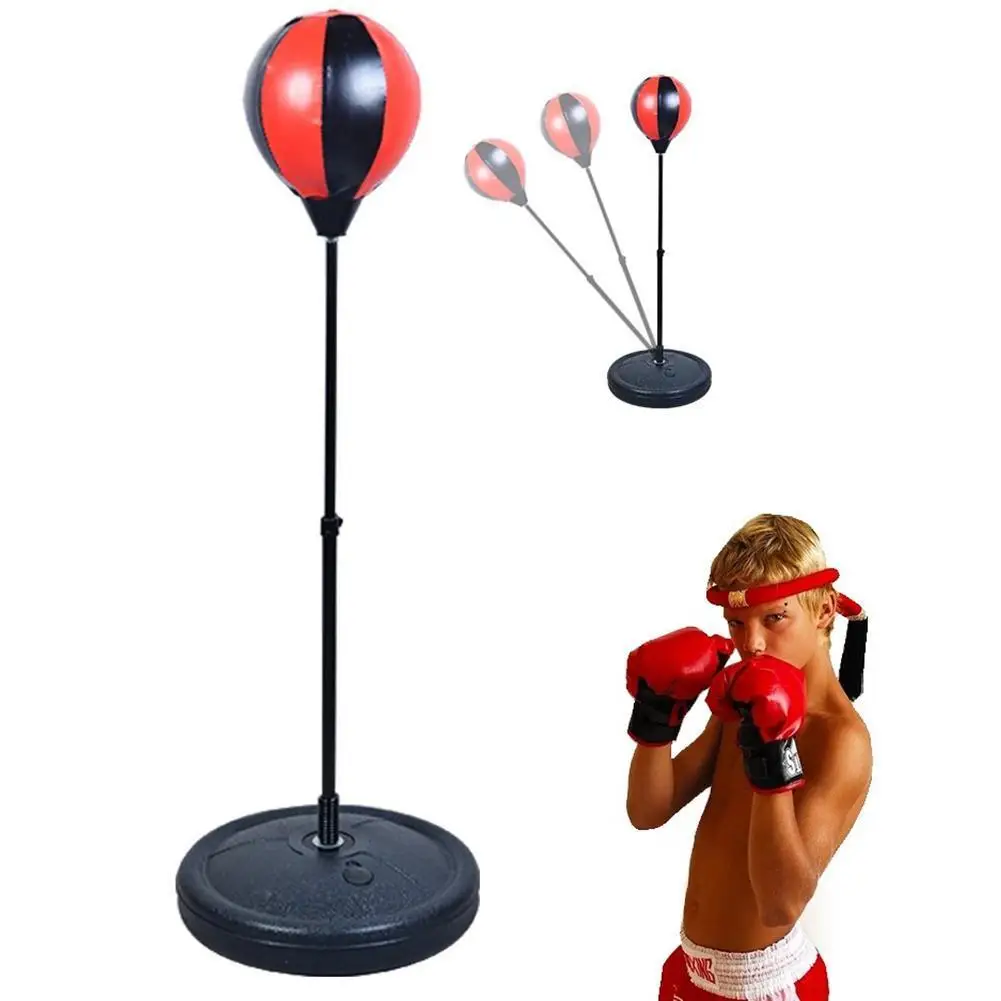 

Adjustable Vertical boxing ball Fitness Boxing Punch Bag Ball Speed Boxing Bag Speed For Kids Pear Punching Relaxed U8K0