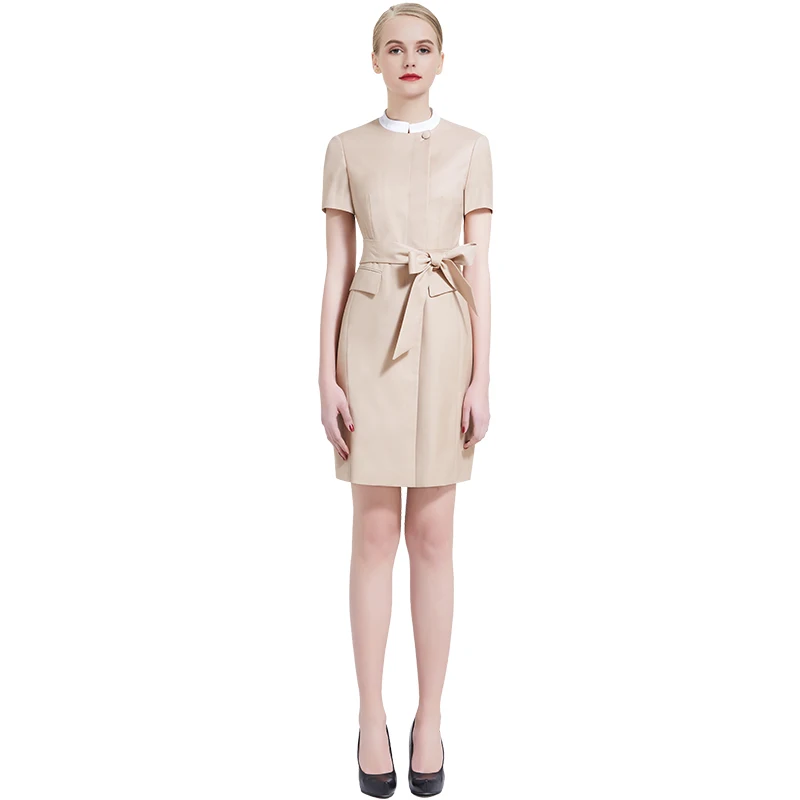 

New Style Mid-Length Dress Summer Hot Sale Promotion Waist Thin Temperament Skirt Professional Overalls