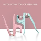 Смоляная Кнопка T5 T8 Ручной пресс для зажима щипцы для штамповки инструмент для установки DIY пресс пряжка застежка крепеж оснастки машины аксессуары