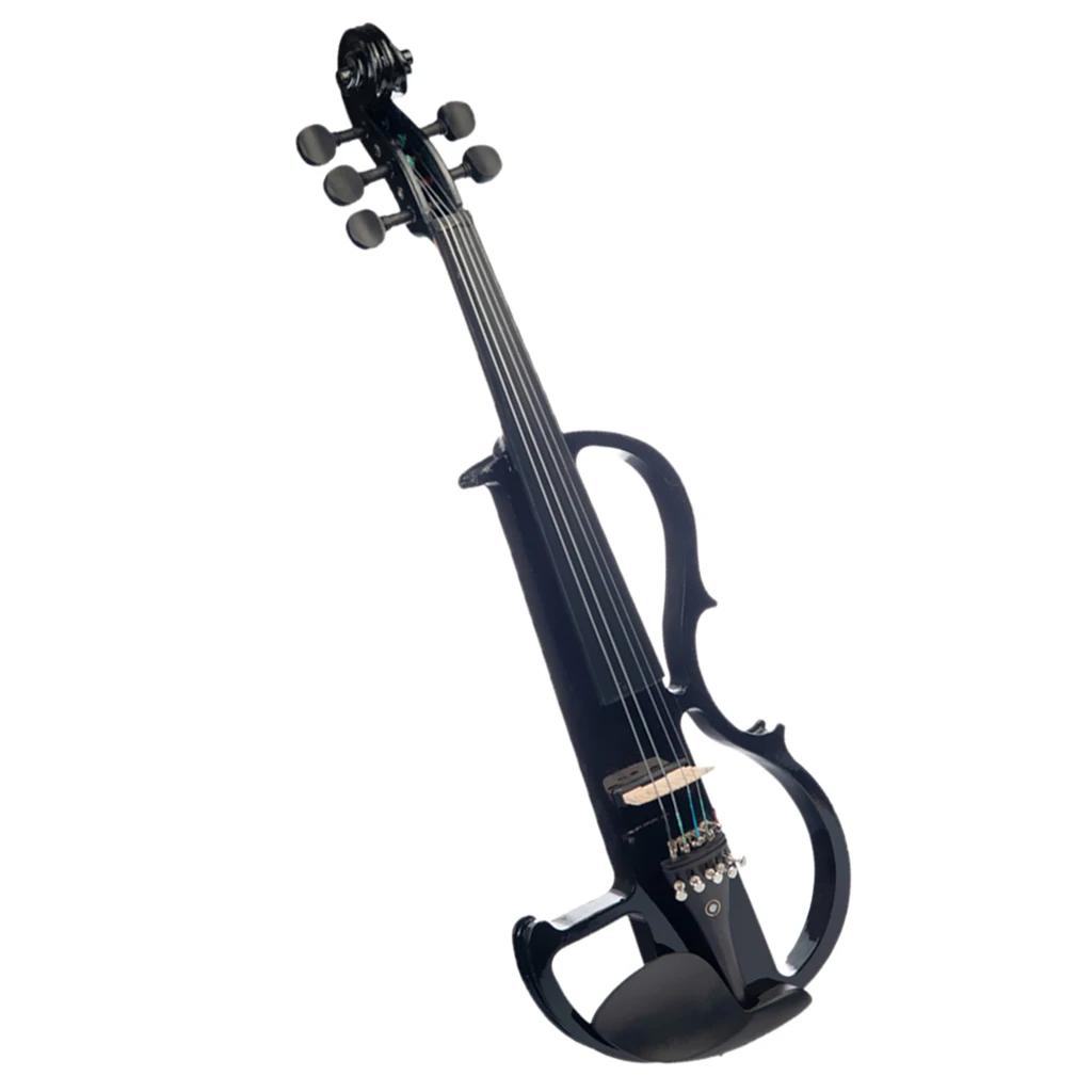 4/4 электрическая скрипка полноразмерная деревянная 5 фотоэлементов с луком для