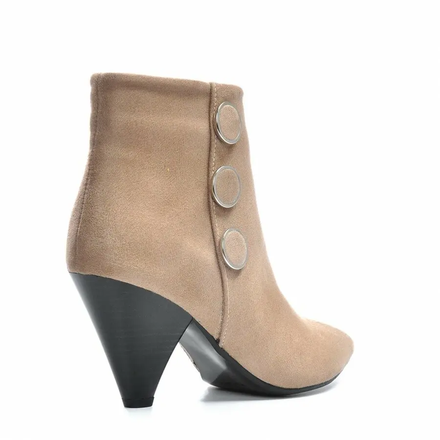 

Women Boots Mink Shoes Women Mink-Suede Boots Vzn19-133K
