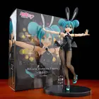 Фигурка аниме оригинальная Furyu Miku, кролик, черный кролик, модель искусственных игрушек, вторичная