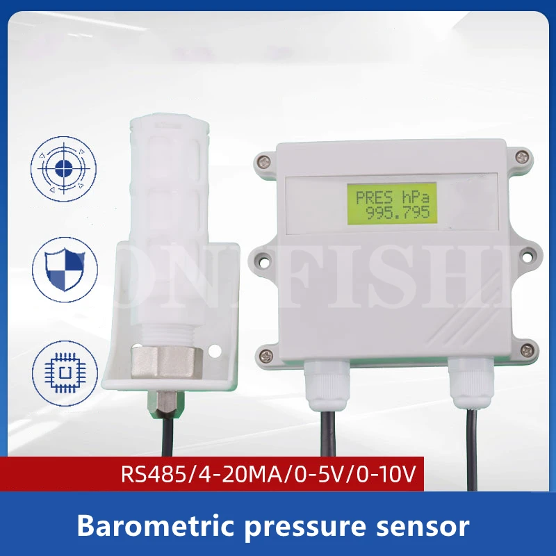 Atmospheric pressure transmitter, sensor, detector, RS485 modbus, high precision, high sensitivity