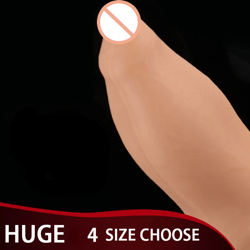 Мягкий супер фаллоимитатор с присоской лесбийские игрушки большой анальный