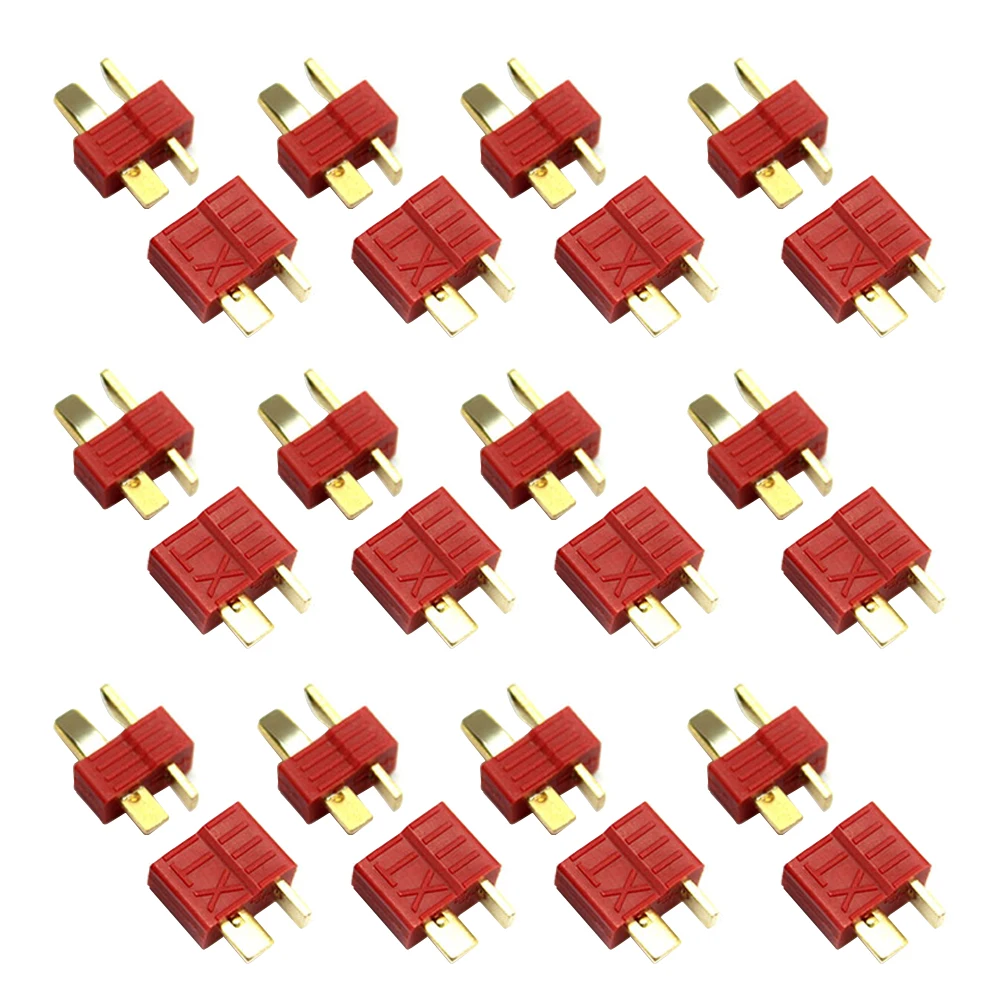 10 пар T разъем Анти-скольжение Deans женский и мужской для RC Lipo батарея ESC мотор
