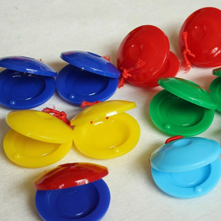 Деревянный перкуссионный инструмент деревянный кастагнетт для обучения детей