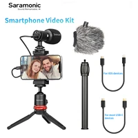 saramonic smartmic mtv smartphone video kit video recording solution for youtubers podcasters vloggers live streaming