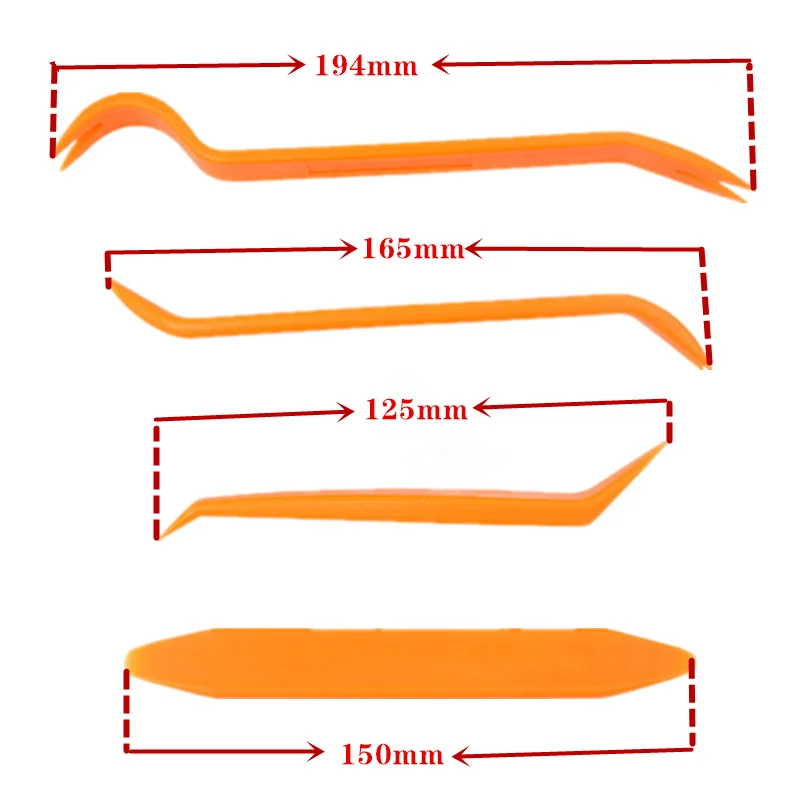 4X Car styling Audio door removal tool Auto Radio Door Clip Panel Trim Dash Removal Installer Pry Tool Repair |