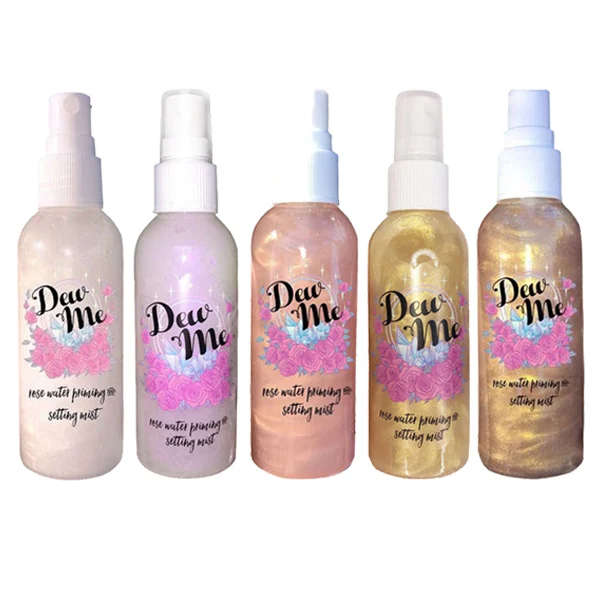 Увлажняющий спрей для лица основа макияжа Розовая вода блестящая грунтовка