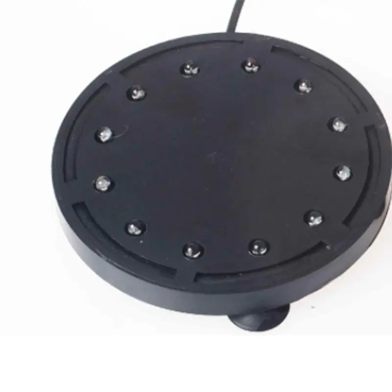 

Multi Color Changing Underwater Submersible Aquarium Bubble Light 12 LEDs Air Bubble Lamp Round Shape with 4.92in Diamet