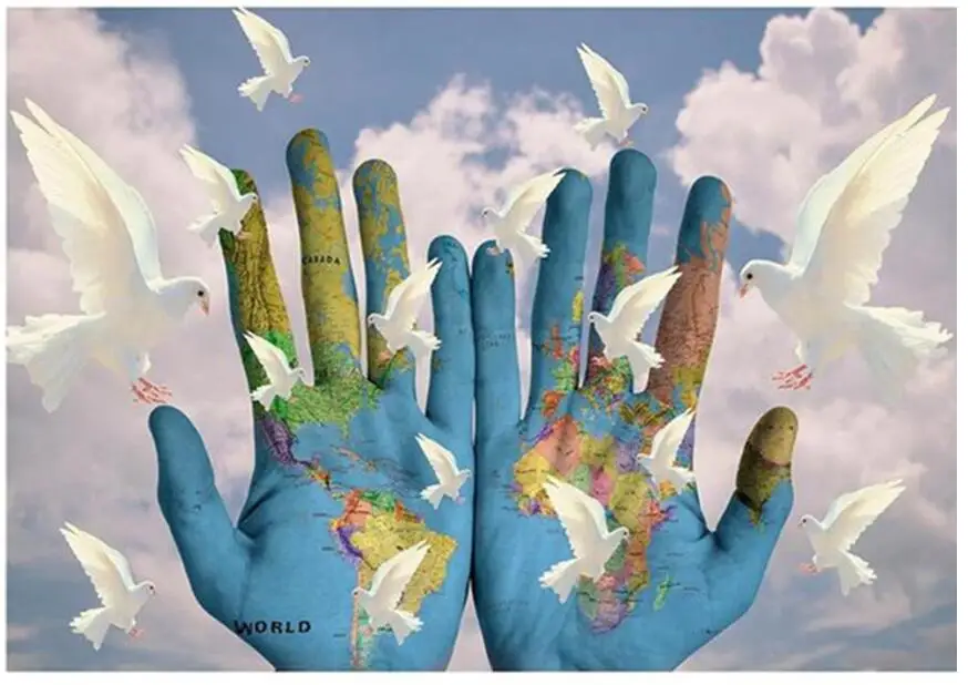 Ручная Алмазная мозаика вышивка голубя алмазная с изображением птицы картина