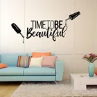 Виниловые наклейки на стены для девочек, спальни, съемные, для маникюра наклейки на стену с цитатой, наклейка для ногтей для салонов, P112