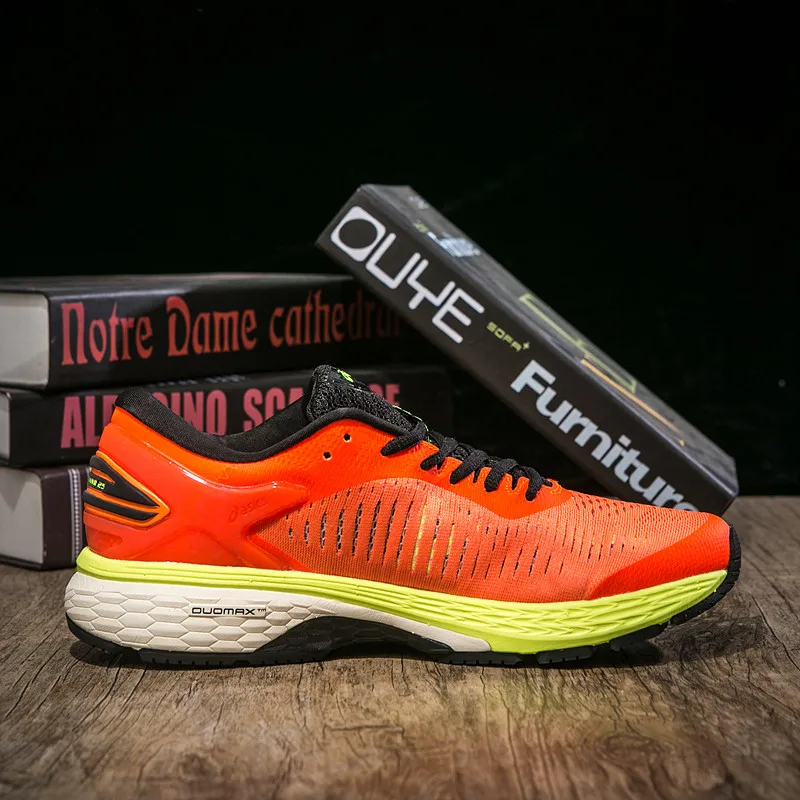 Гель Kayano 25 оригинальные мужские кроссовки дышащая Спортивная обувь кайано