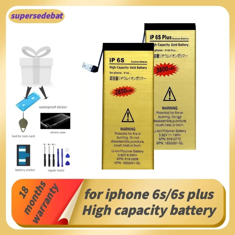 Аккумулятор Supersedeba для Iphone 6s 0 цикл Plus аккумулятор мобильных