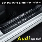 Наклейка для внешней крышки из углеродного волокна, декоративная задняя дверь для audi sport RS A3 A4 A5 A6 A7 A8 Q3 Q5 Q7 Q8 TT