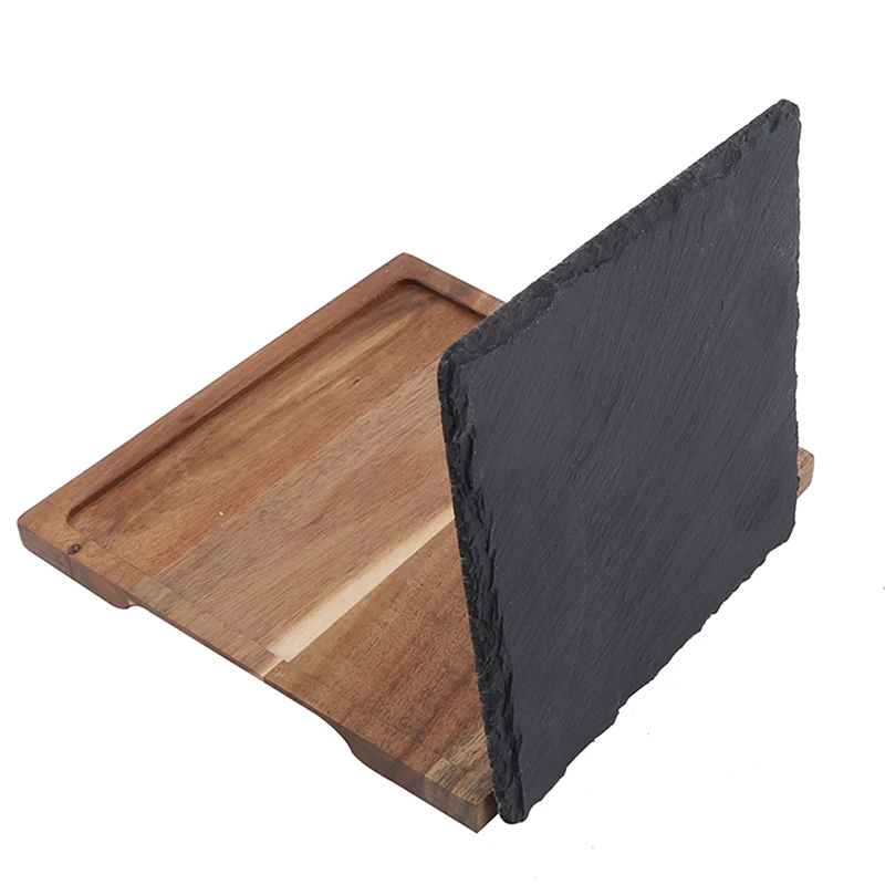 Wooden Plate Round Square Bowls Plates For Succulents Pots Trays Base Stander Garden Decor Home Decoration Craft | Дом и сад