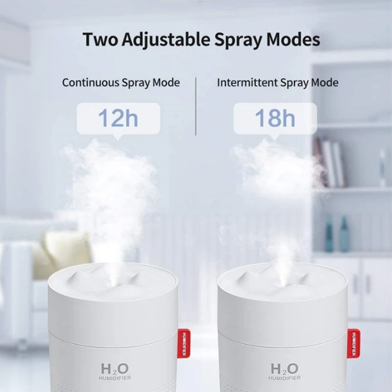 Портативный ультразвуковой увлажнитель воздуха Snow Mountain H2o 500 мл Usb аромадиффузор