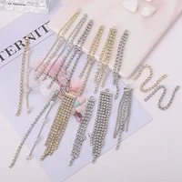 10pcs Lot Trendy Rhinestone Copper Tassel for Jewelry Making DIY Handmade Phone Charm Earring Necklace Findings Accessories
