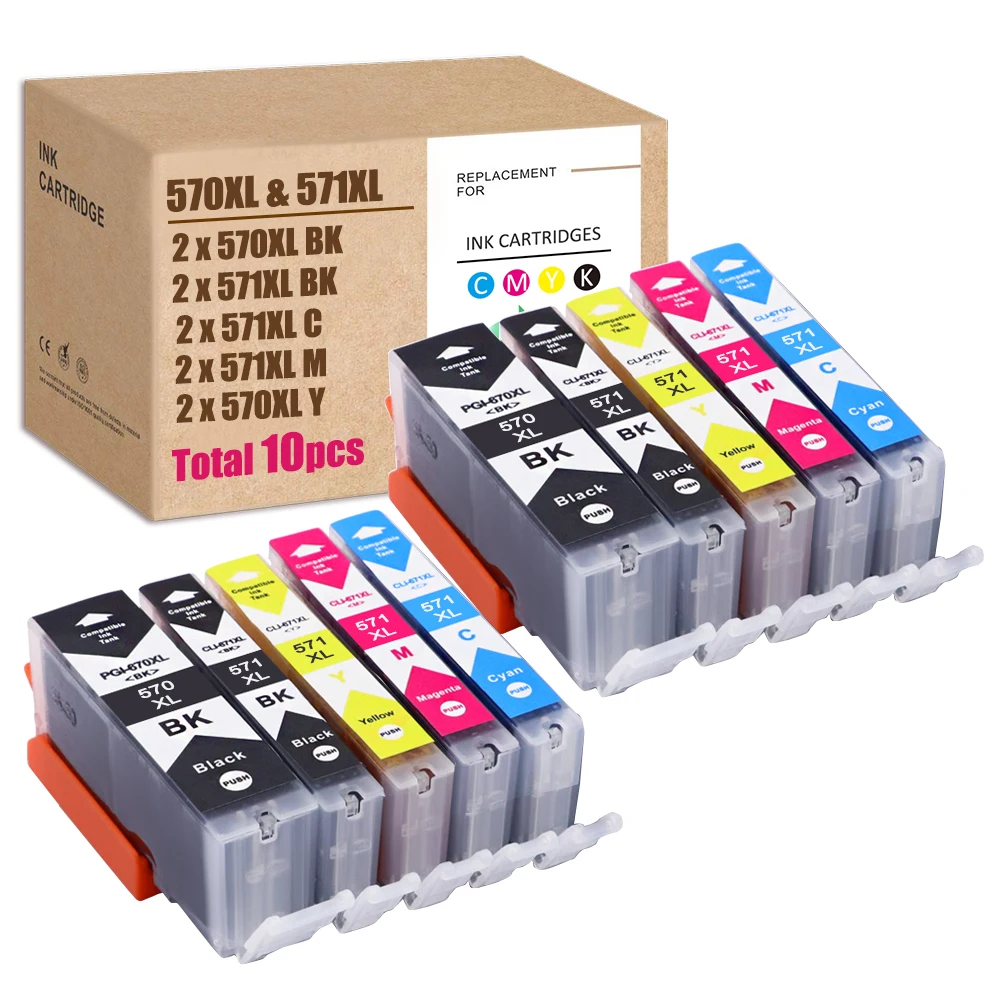 SX для Canon 570XL 571XL PGI570XL CLI571XL Pixma MG5750 MG5751 MG5752 MG6850 MG6851 MG6852 TS6050 TS5050 MG5753 MG6853 | Компьютеры и