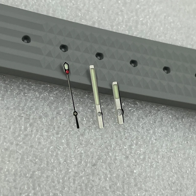 Watch Mod Parts Stainless Steel Luminous Turtle 6105 Watch Hand Suitable For NH35/36 Automatic Movement